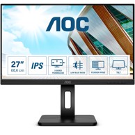 AOC Monitor 27P2Q 27" (1920 x 1080) Full HD 4ms IPS HDMI VGA DVI DP USB 16:9 Black